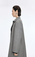 Coat / JNBY Wool Blend Loose A-Line Trench Coat