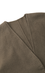 Coat / (ESG)JNBY Collarless Wool Blend Coat