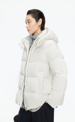 Down Coat / JNBY A-Line Detachable Hooded Down Coat
