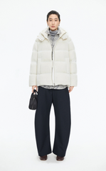 Down Coat / JNBY A-Line Detachable Hooded Down Coat
