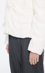 قماش بري / JNBY شكل O بدون قماشة بافل قصير