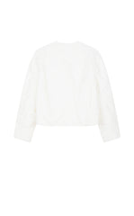 قماش بري / JNBY شكل O بدون قماشة بافل قصير