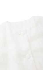 قماش بري / JNBY شكل O بدون قماشة بافل قصير