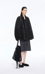 Down Coat / JNBY Oversized Cinched Mid-Length Down Coat