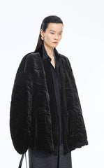 Down Coat / JNBY Oversized Cinched Mid-Length Down Coat