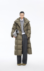 Down Coat / JNBY Oversized H-line Long Down Coat