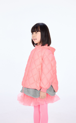 Down Coat / jnby by JNBY Colorblock Patchwork Hooded Down Coat