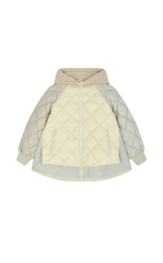 Down Coat / jnby by JNBY Colorblock Patchwork Hooded Down Coat