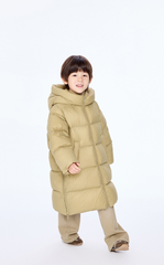 Down Coat / jnby by JNBY Drawstring A-Line Long Down Coat