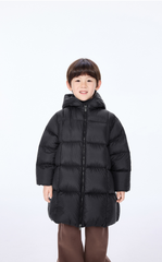 Down Coat / jnby by JNBY Loose Mid-Length Hooded Down Coat