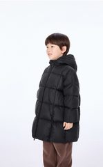 Down Coat / jnby by JNBY Loose Mid-Length Hooded Down Coat