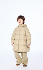 Down Coat / jnby by JNBY Loose Mid-Length Hooded Down Coat