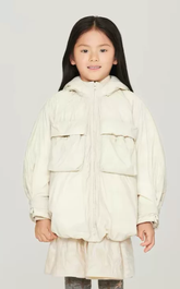 Down Coat / jnby by JNBY Oversized A-line Drawstring Down Coat