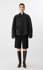 Down coat / JNBY Chinese Knot Oversized Quilted Down Jacket