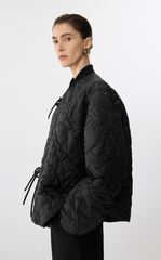 Down coat / JNBY Chinese Knot Oversized Quilted Down Jacket