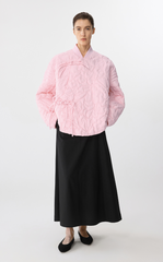 Down coat / JNBY Chinese Knot Oversized Quilted Down Jacket