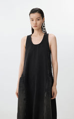 Dress / JNBY Colorful Denim Sleeveless Dress