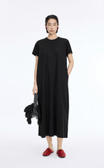 Dress / JNBY Cotton A-Line Short Sleeve Dress