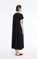 Dress / JNBY Cotton A-Line Short Sleeve Dress