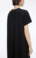 Dress / JNBY Cotton A-Line Short Sleeve Dress