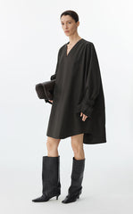 Dress / JNBY Cotton Long Sleeve Shirt Dress