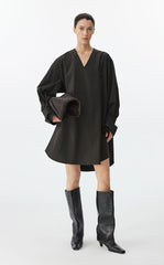 Dress / JNBY Cotton Long Sleeve Shirt Dress