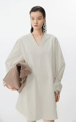 Dress / JNBY Cotton Long Sleeve Shirt Dress