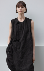 Dress / JNBY Floral Embroidered Cotton Sleeveless Dress