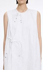 Dress / JNBY Floral Embroidered Cotton Sleeveless Dress