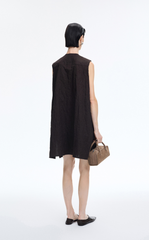 Dress / JNBY Floral Embroidered Cotton Sleeveless Dress