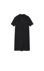 Dress / JNBY H-Line Cotton 3D Floral Tassels Dress