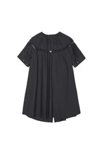 Dress / JNBY Lace Panel Twist V-Neck Dress