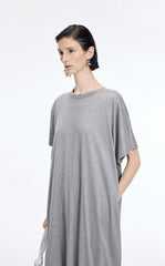 Dress / JNBY Mercerized Cotton Short Sleeve Maxi Dress