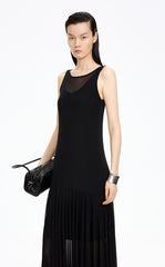 Dress / JNBY Mesh Stretch Slip Maxi Dress