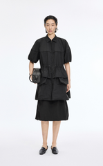 Dress / JNBY Oversized Drawstring Shirt Dress