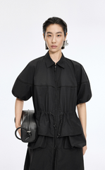 Dress / JNBY Oversized Drawstring Shirt Dress