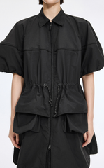 Dress / JNBY Oversized Drawstring Shirt Dress