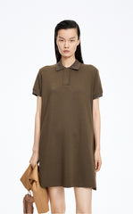 Dress / JNBY Relaxed Polo-Collar A-Line Dress