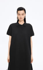 Dress / JNBY Relaxed Polo-Collar A-Line Dress