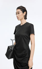 Dress / JNBY Ruched Waist Cotton-Blend Dress
