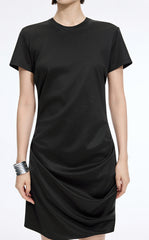 Dress / JNBY Ruched Waist Cotton-Blend Dress