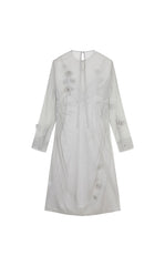 Dress / JNBY S-Shaped Silk Long Sleeve Dress