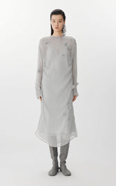 Dress / JNBY S-Shaped Silk Long Sleeve Dress