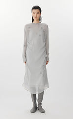 Dress / JNBY S-Shaped Silk Long Sleeve Dress