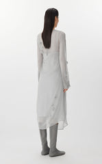 Dress / JNBY S-Shaped Silk Long Sleeve Dress