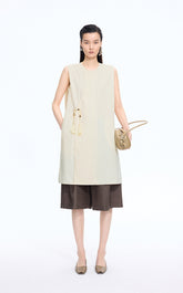 Dress / JNBY Silk-Cotton Sleeveless A-Line Dress
