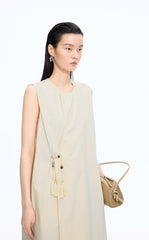 Dress / JNBY Silk-Cotton Sleeveless A-Line Dress