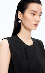 Dress / JNBY Silk-Cotton Sleeveless A-Line Dress