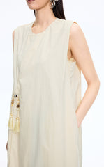 Dress / JNBY Silk-Cotton Sleeveless A-Line Dress