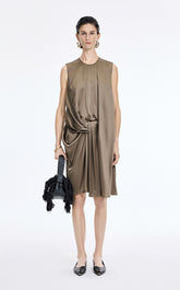 Dress / JNBY Silk Satin Sleeveless Dress
